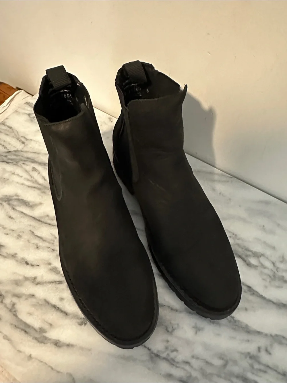 Thursday Boot Co Legend Men's Size 10 US Black Matte Chelsea Boots Lug Sole